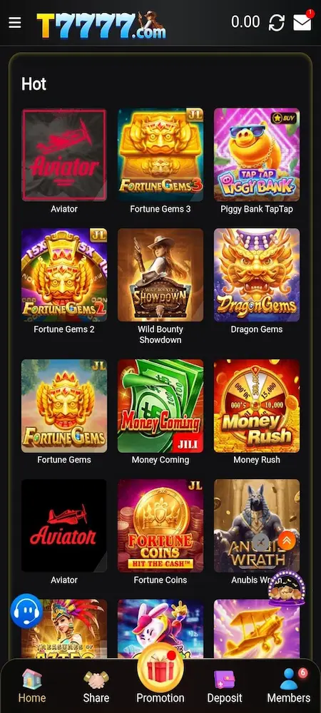 T7777 Game 
